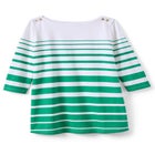 Stretch Cotton Boatneck Tunic image number 3