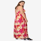 Knit Surplice Maxi Dress image number null