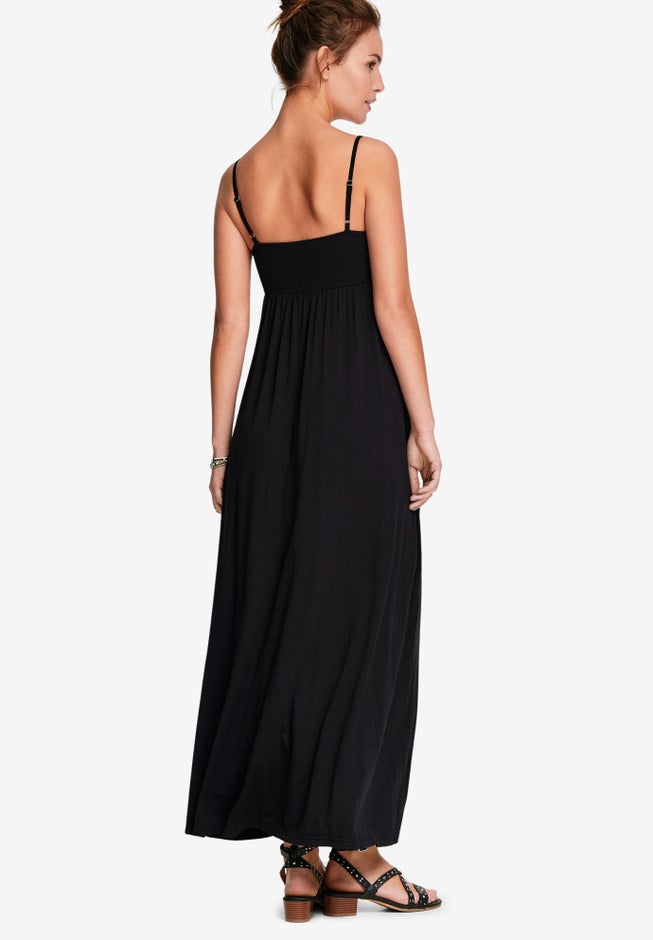 Knit Surplice Maxi Dress image number 1