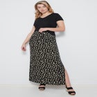 Knit Maxi Skirt image number null
