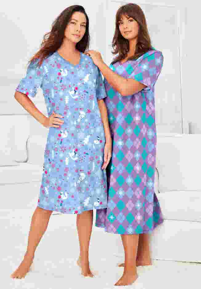 Long Print Sleepshirt image number 3