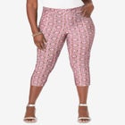 Comfort Waist Stretch Denim Capris image number null