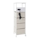4-Drawer Cart With Charging Station image number null