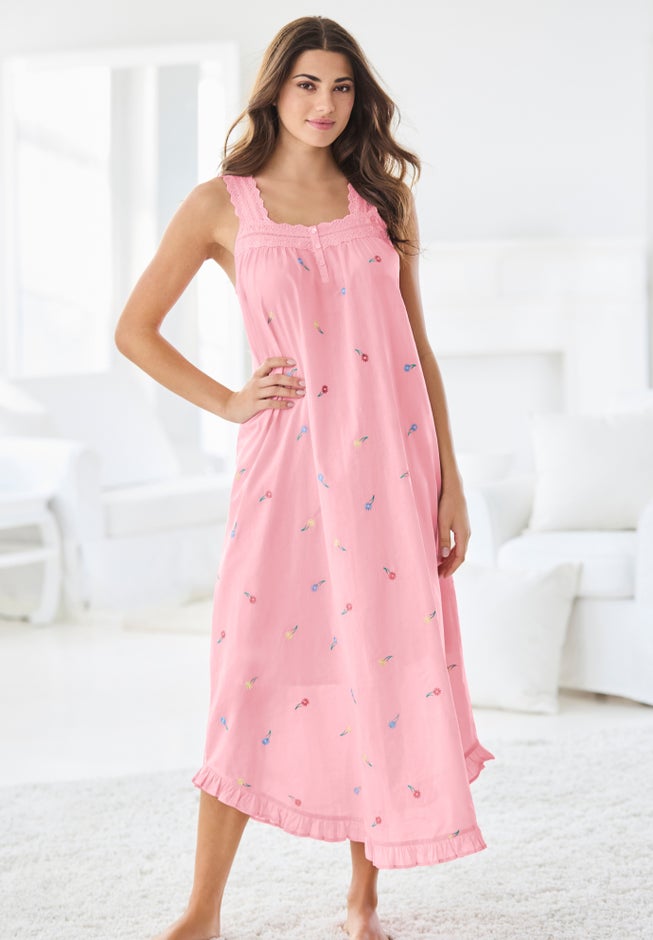 Long Embroidered Gown  image number 4