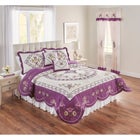 Ava Oversized Embroidered Cotton Quilt image number null
