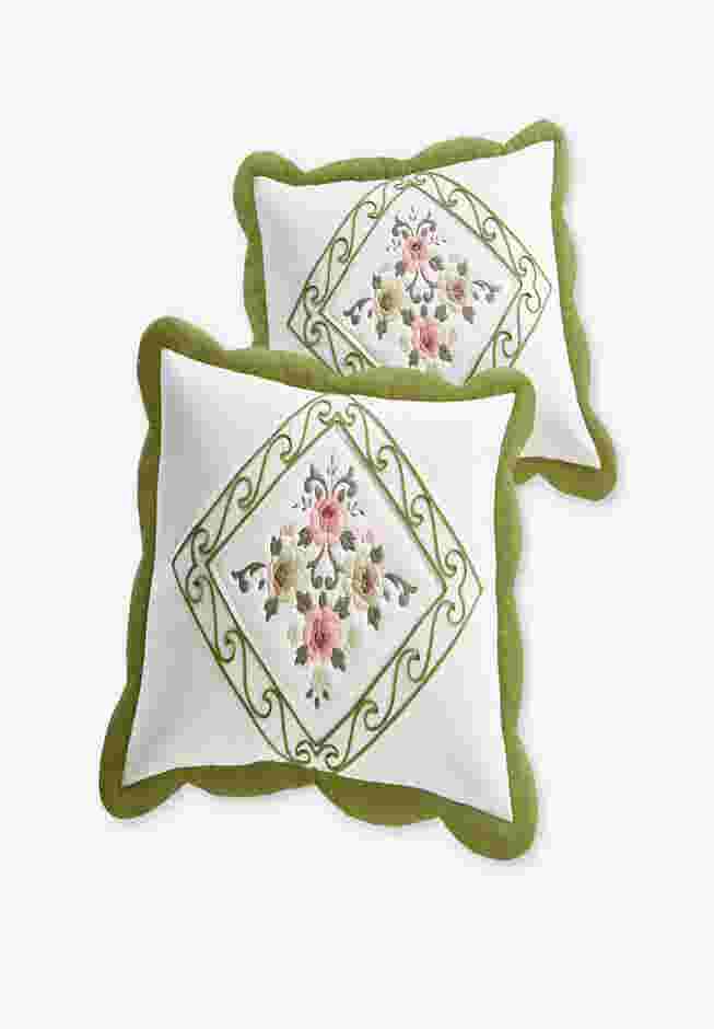 Ava Embroidered Cotton Sham image number 0