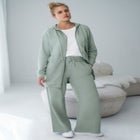 Wide Leg French Terry Sweatpant image number null