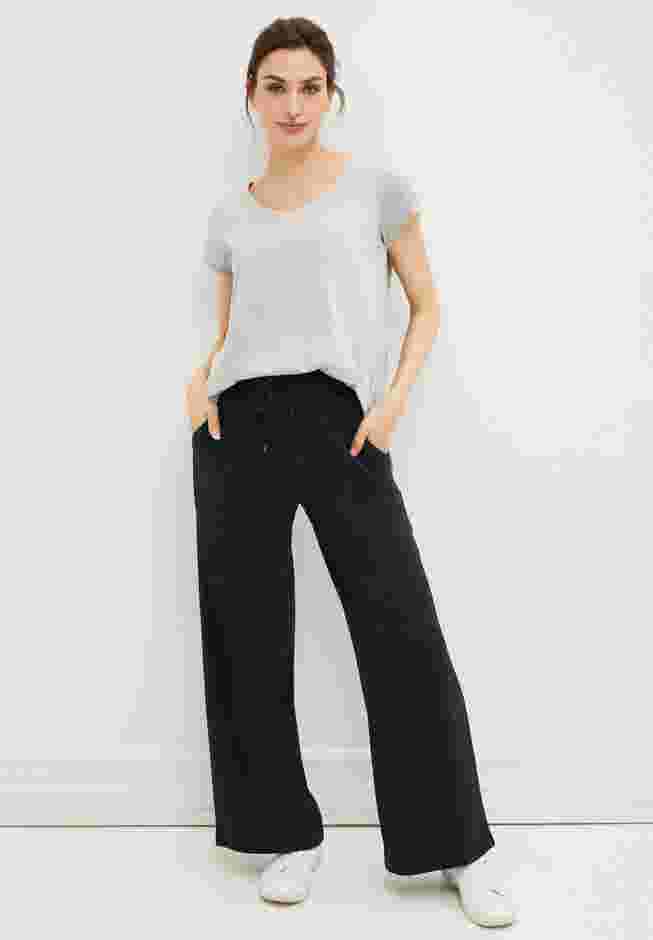 Wide Leg French Terry Sweatpant image number 0