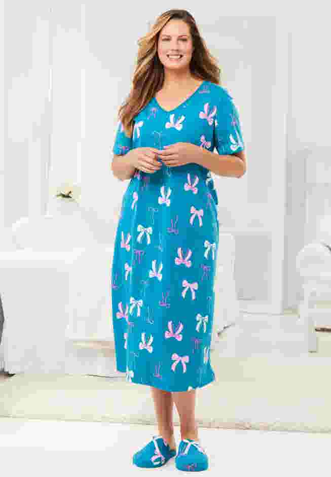 Long Print Sleepshirt image number 6