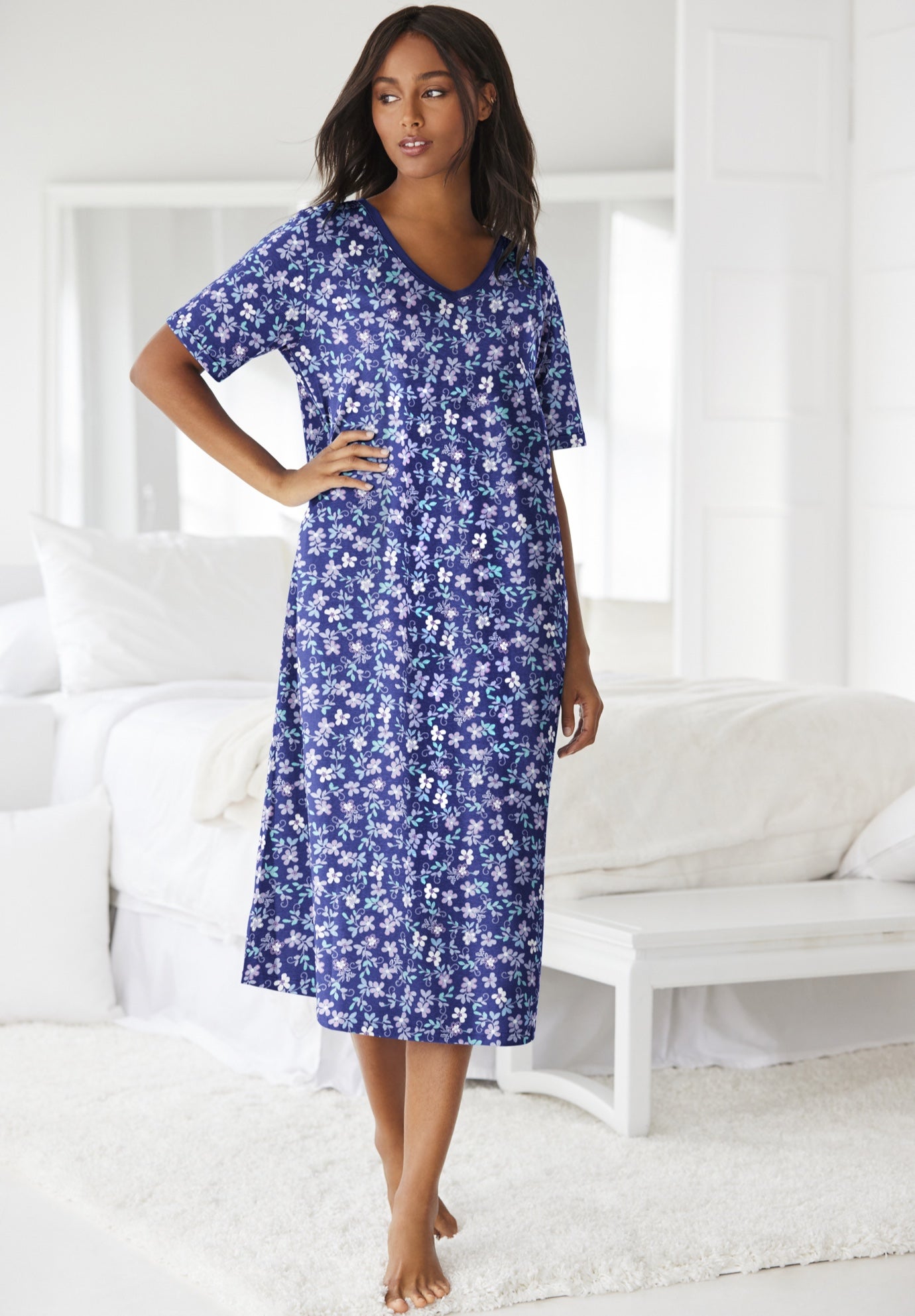 Long Print Sleepshirt image number 0