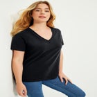 Short-Sleeve V-Neck One + Only Tee image number null