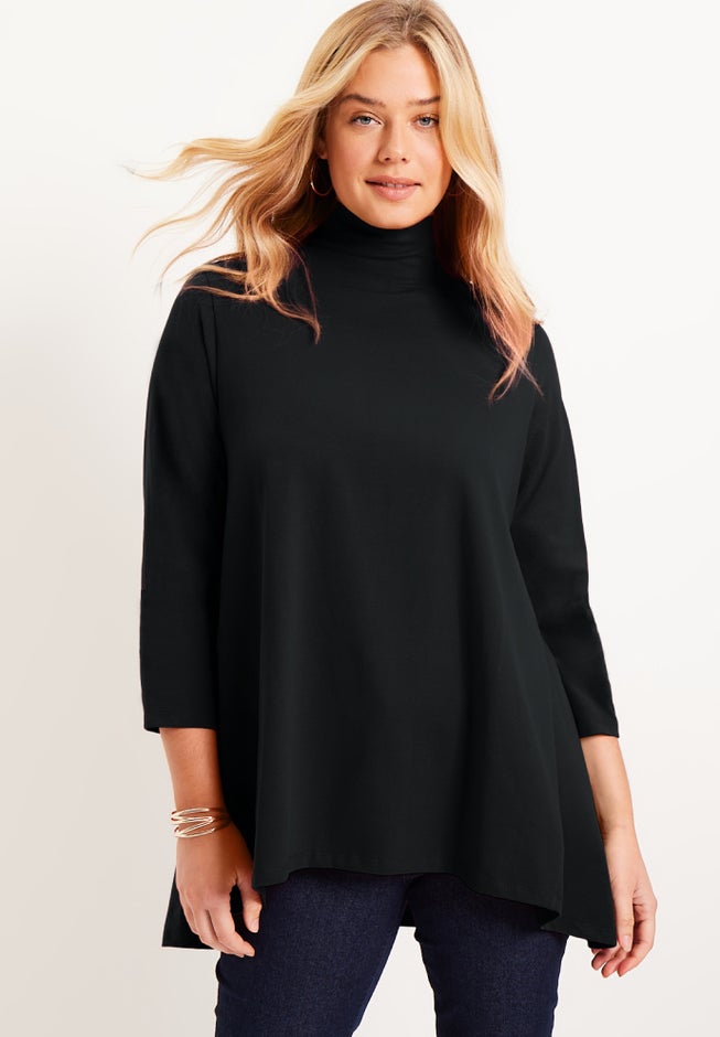 One+Only Mock-Neck Tunic image number 4