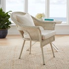 Roma Hand-Woven Resin Wicker Stacking Chair image number null