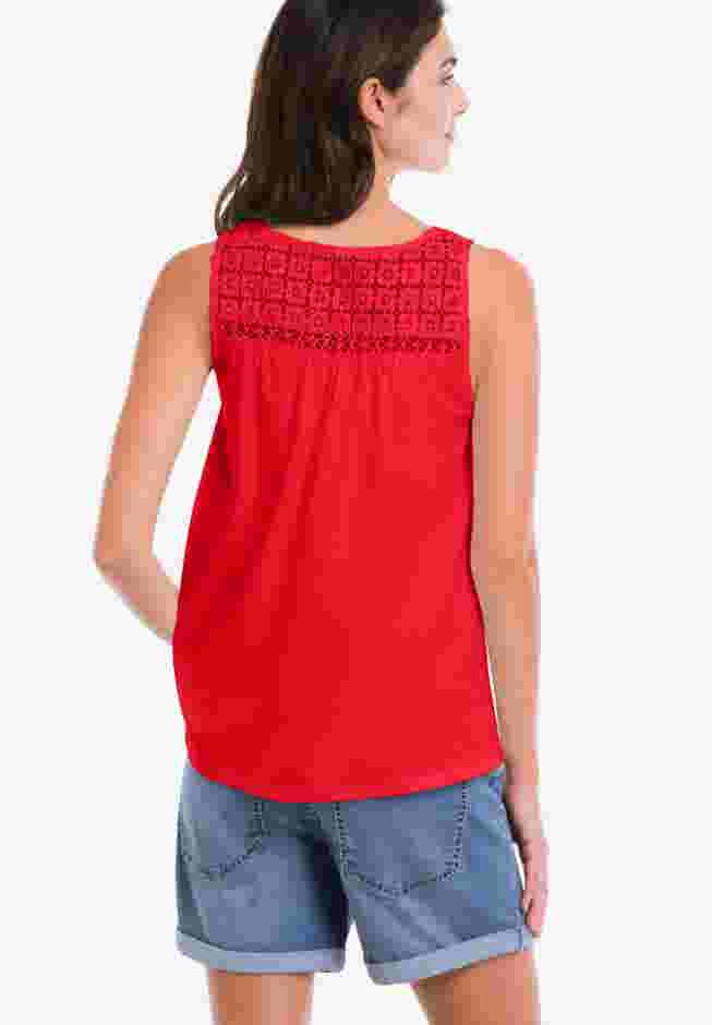 Crochet Lace Tank image number 1