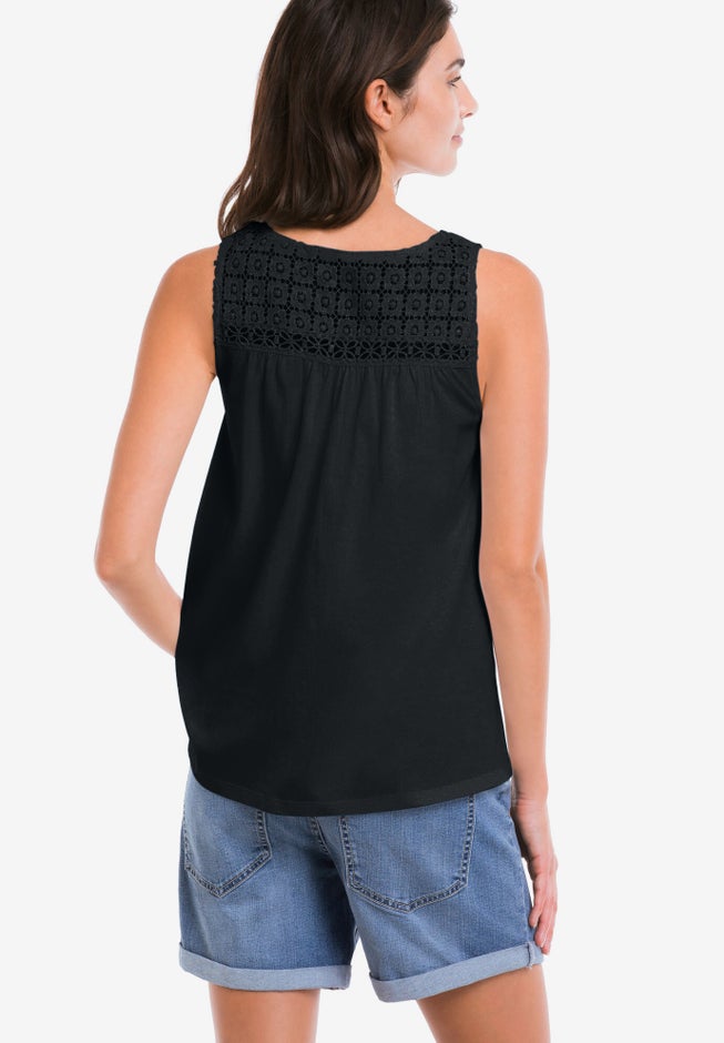 Crochet Lace Tank image number 2