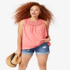 Crochet Lace Tank image number null