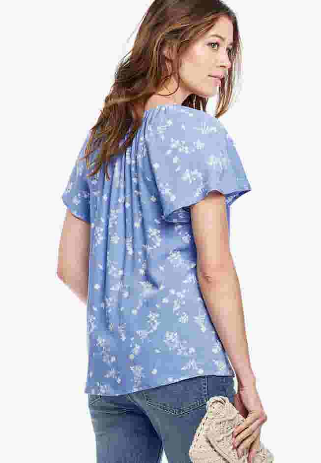Flutter Sleeve Blouse image number 1