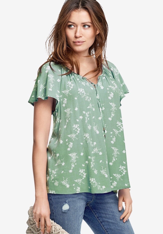 Flutter Sleeve Blouse image number 0