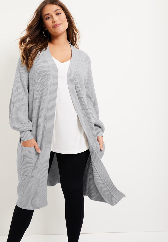 Open-Front Cardigan image number 5