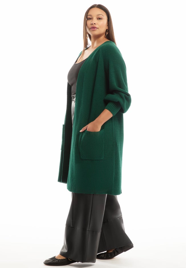 Open-Front Cardigan image number 2