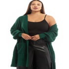 Open-Front Cardigan image number null