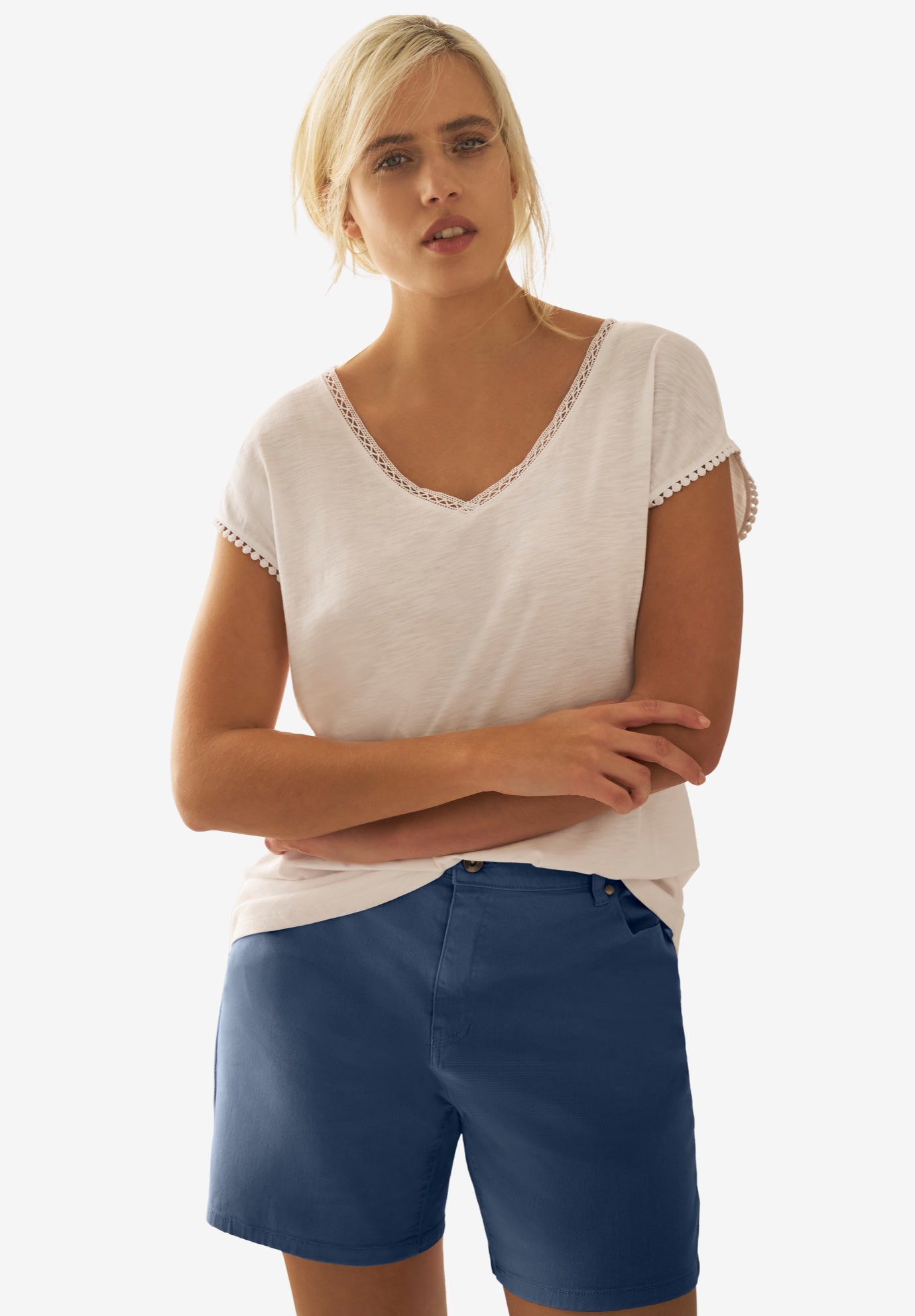 Stretch 5-Pocket Shorts image number 0