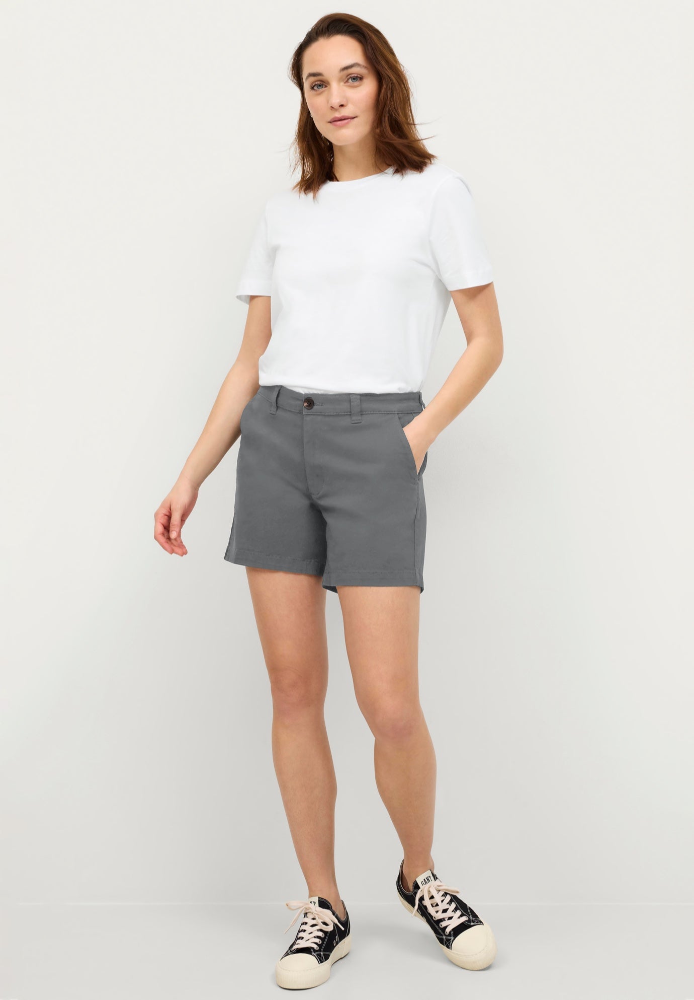 Stretch Chino Mid-rise Shorts image number 0
