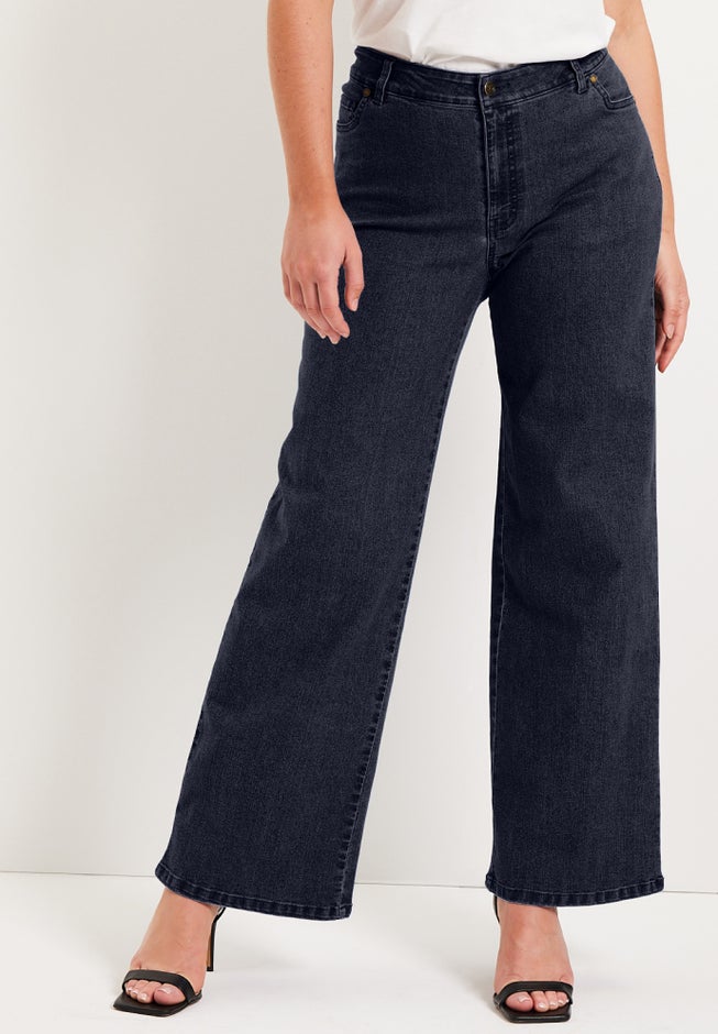 June Fit Wide-Leg Jeans image number 4