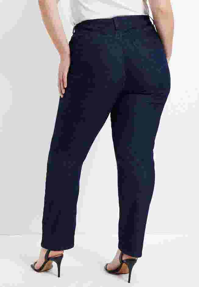 June Fit Distressed Straight-Leg Jeans image number 1