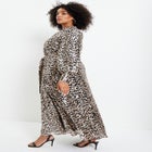 Evyre Side Slit Sequin Dress image number null