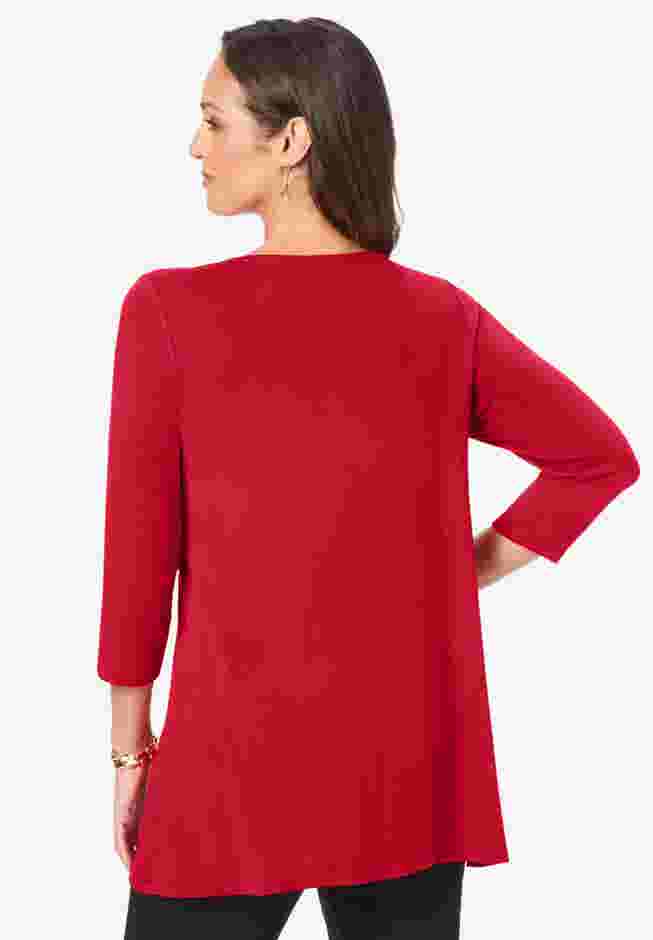 Twist-Front Trapeze Tunic image number 5
