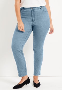 Curvie Fit Straight-Leg Jeans
