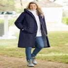 Mid-Length Microfiber Parka image number null