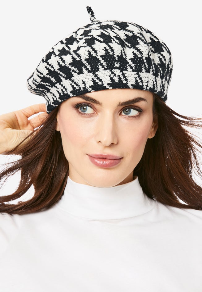 Houndstooth Beret image number 0