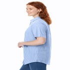 Perfect Short-Sleeve Collared Button Down Shirt image number null