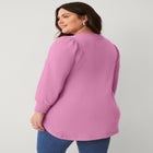 PUFF SLEEVE SWEATSHIRT TUNIC image number null