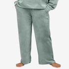 Wide Leg Velour Lounge Pants image number null