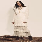 Ruffled Lace Maxi Dress image number null