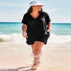 French Terry Lightweight Cover Up Tunic image number null