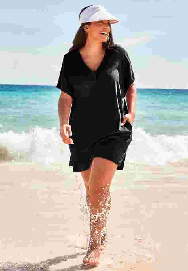 French Terry Lightweight Cover Up Tunic image number 0