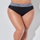 High Waist Cheeky Shirred Brief image number null