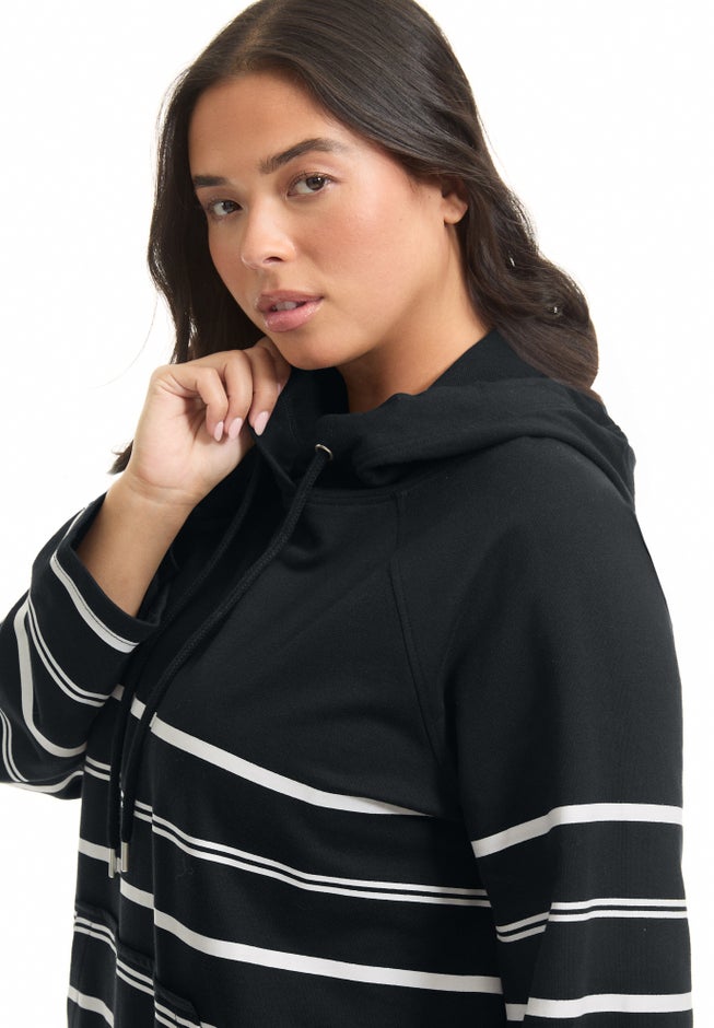 Bell-Sleeve French Terry Sweatshirt image number 2