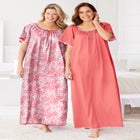 2-Pack Long Silky Gown image number null