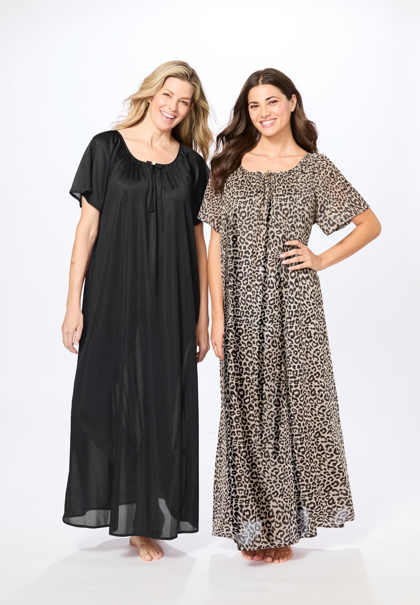 2-Pack Long Silky Gown image number 0