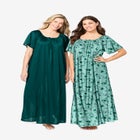 Long 2 Pack Tricot Gowns image number 0