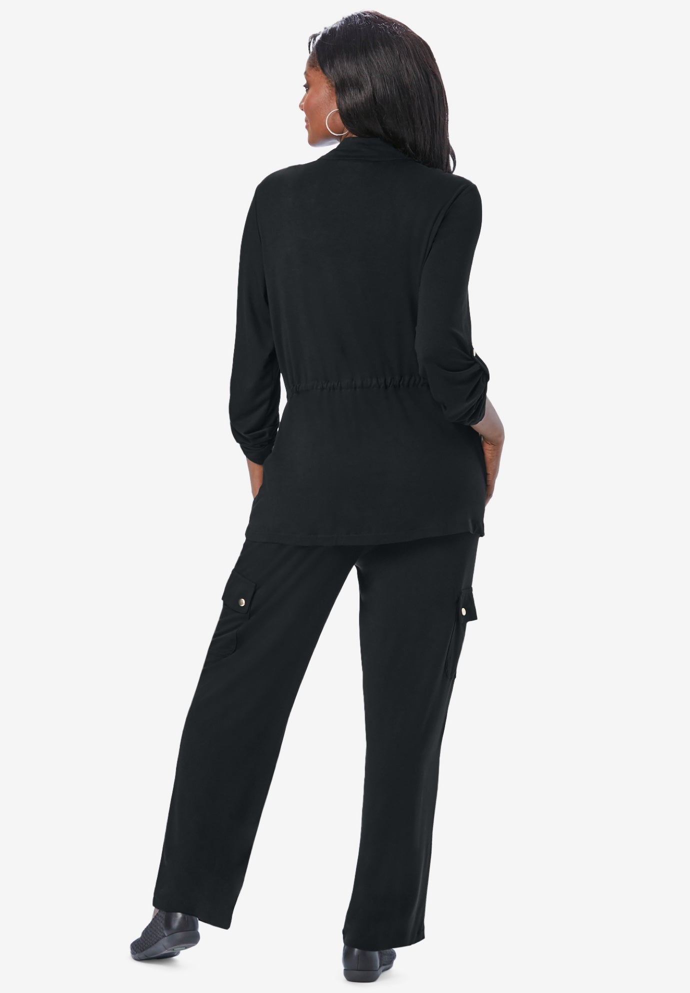 2-Piece Stretch Knit Cargo Set image number 1