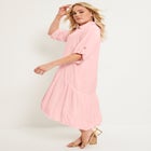 Ruffled Shirt Dress image number null