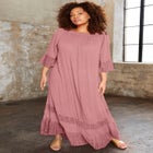 Off-The-Shoulder Maxi Dress image number null