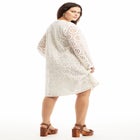Eyelet Midi Shirtdress image number null