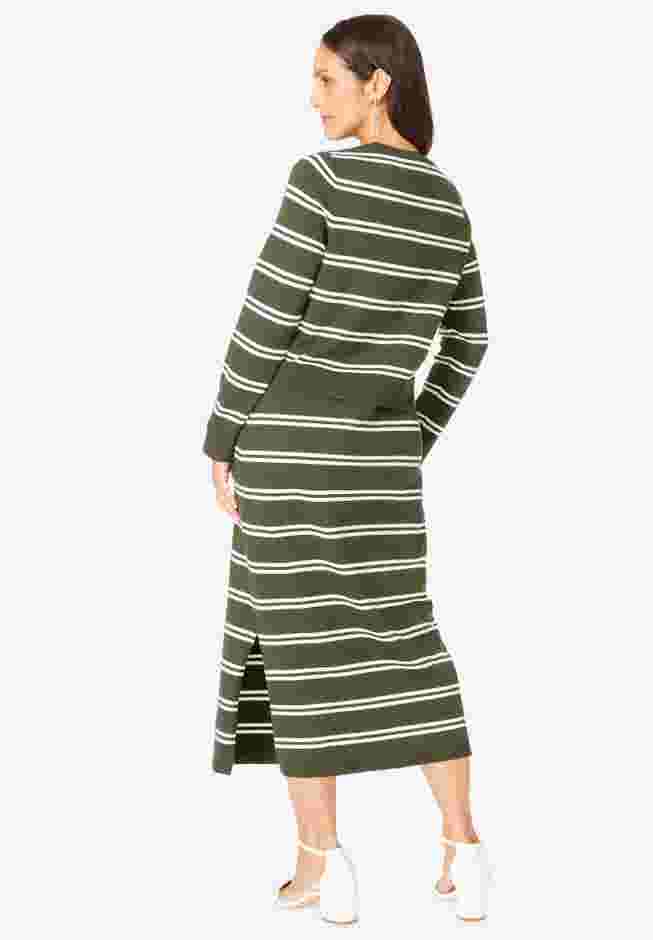 Two Piece Sweater Dress Set image number 1